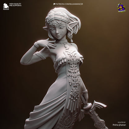 Linked Princess | Resin Garage Kit Figure | Bulkamancer Sculpts