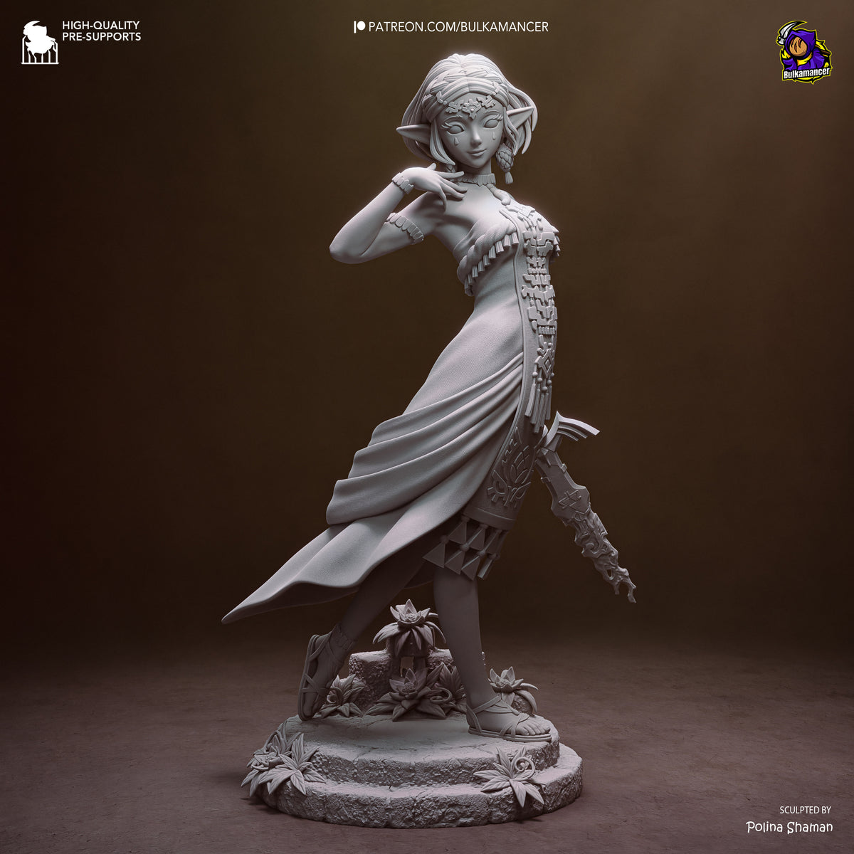 Linked Princess | Resin Garage Kit Figure | Bulkamancer Sculpts