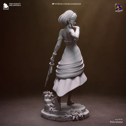 Linked Princess | Resin Garage Kit Figure | Bulkamancer Sculpts