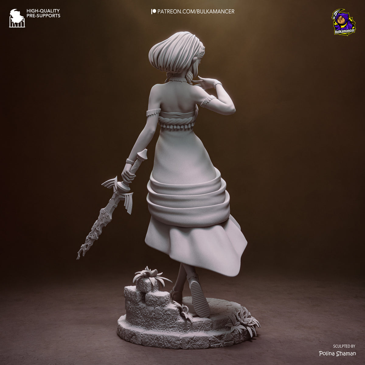 Linked Princess | Resin Garage Kit Figure | Bulkamancer Sculpts