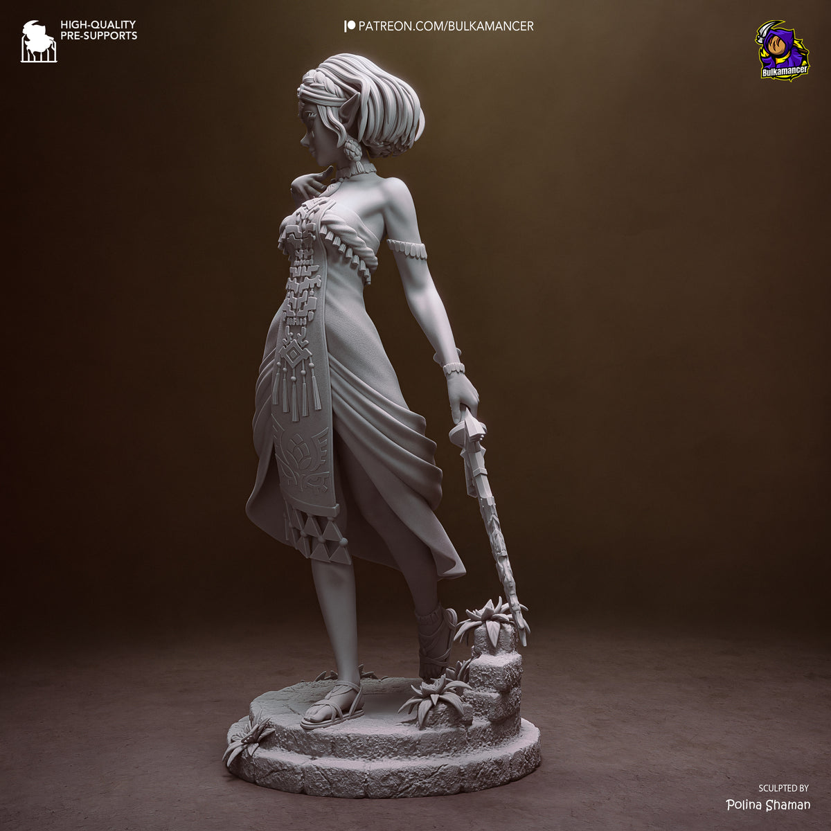 Linked Princess | Resin Garage Kit Figure | Bulkamancer Sculpts