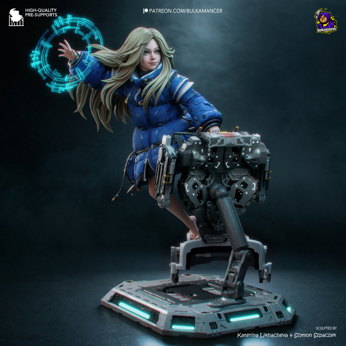 Ingeniero de escuadrón aerotransportado | Figura de kit de resina para garaje | Bulkamancer Sculpts