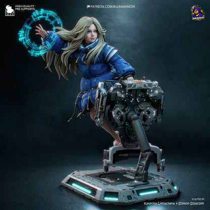 Ingeniero de escuadrón aerotransportado | Figura de kit de resina para garaje | Bulkamancer Sculpts