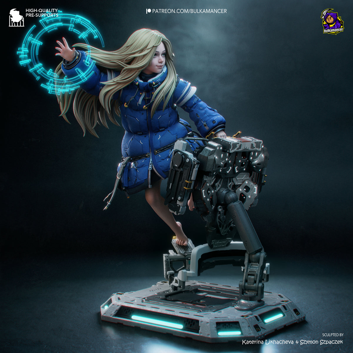 Ingeniero de escuadrón aerotransportado | Figura de kit de resina para garaje | Bulkamancer Sculpts