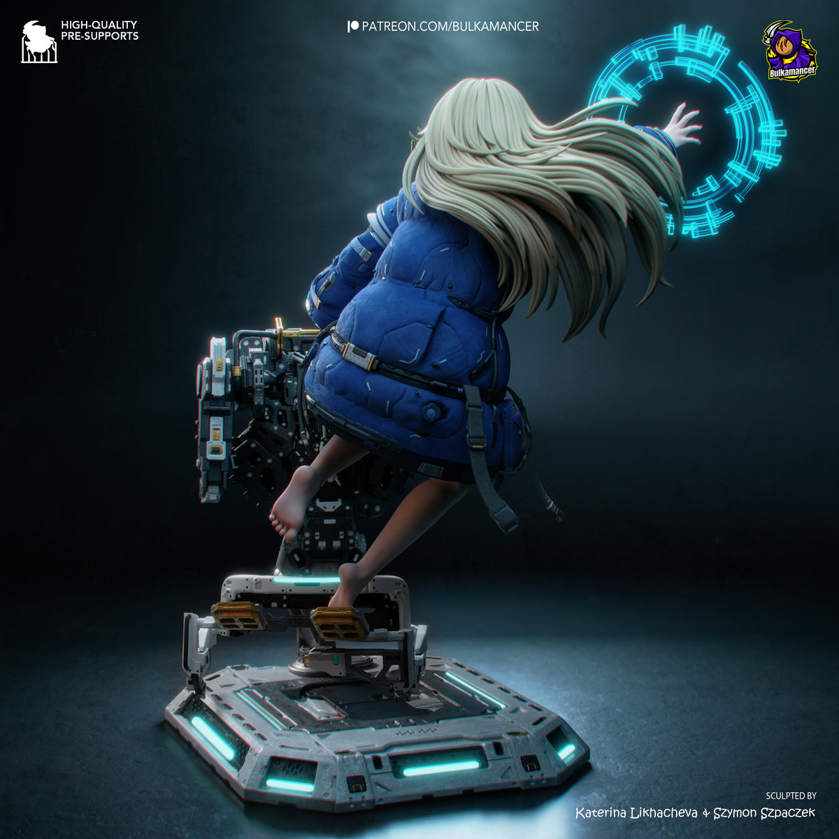 Ingeniero de escuadrón aerotransportado | Figura de kit de resina para garaje | Bulkamancer Sculpts