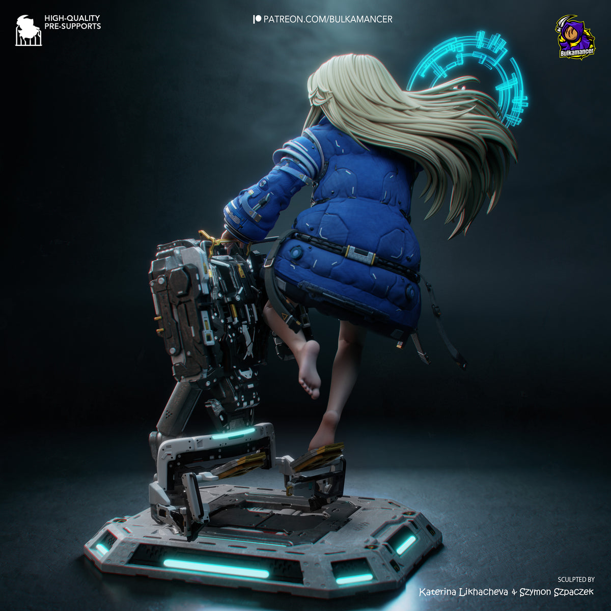 Ingeniero de escuadrón aerotransportado | Figura de kit de resina para garaje | Bulkamancer Sculpts