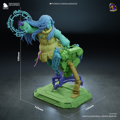 Ingeniero de escuadrón aerotransportado | Figura de kit de resina para garaje | Bulkamancer Sculpts