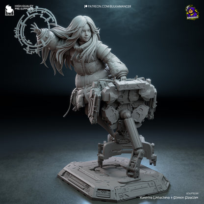Ingeniero de escuadrón aerotransportado | Figura de kit de resina para garaje | Bulkamancer Sculpts