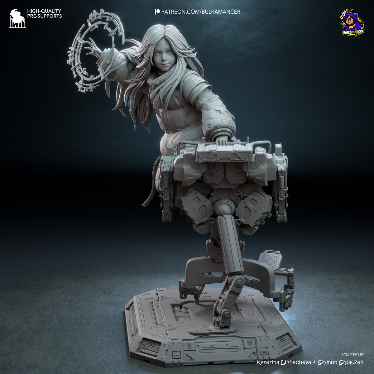 Ingeniero de escuadrón aerotransportado | Figura de kit de resina para garaje | Bulkamancer Sculpts