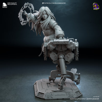 Ingeniero de escuadrón aerotransportado | Figura de kit de resina para garaje | Bulkamancer Sculpts
