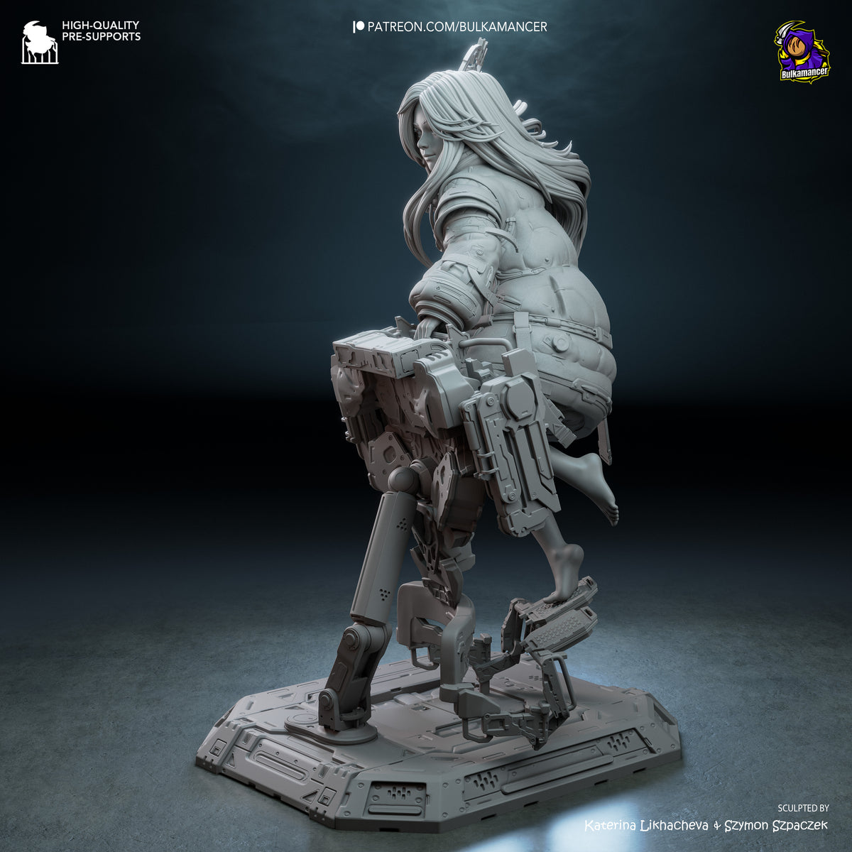 Ingeniero de escuadrón aerotransportado | Figura de kit de resina para garaje | Bulkamancer Sculpts