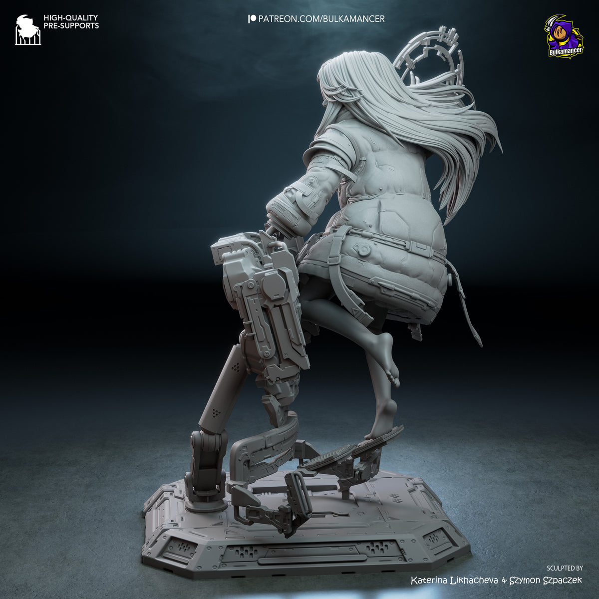 Ingeniero de escuadrón aerotransportado | Figura de kit de resina para garaje | Bulkamancer Sculpts