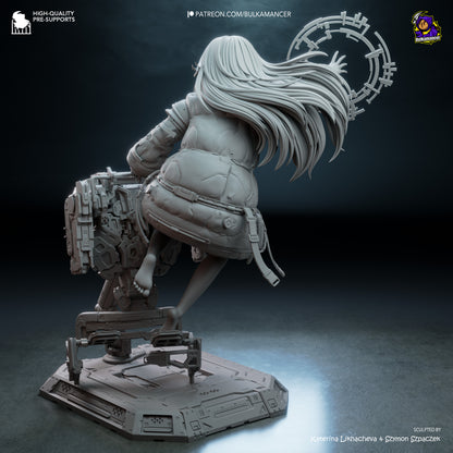 Ingeniero de escuadrón aerotransportado | Figura de kit de resina para garaje | Bulkamancer Sculpts