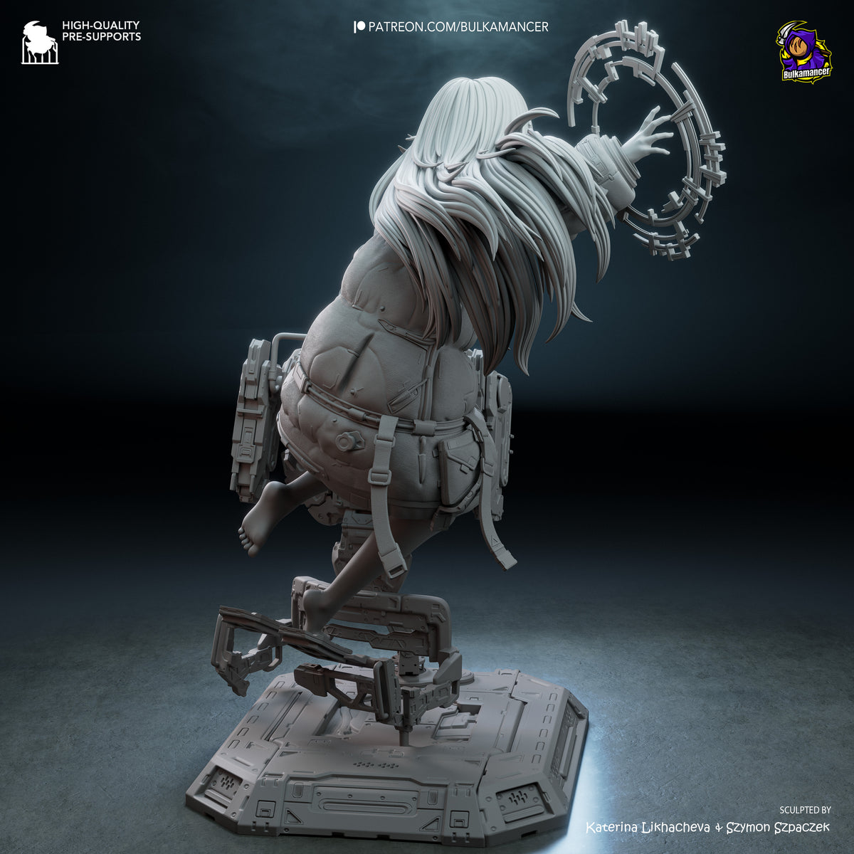 Ingeniero de escuadrón aerotransportado | Figura de kit de resina para garaje | Bulkamancer Sculpts