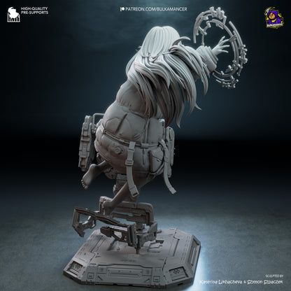 Ingeniero de escuadrón aerotransportado | Figura de kit de resina para garaje | Bulkamancer Sculpts