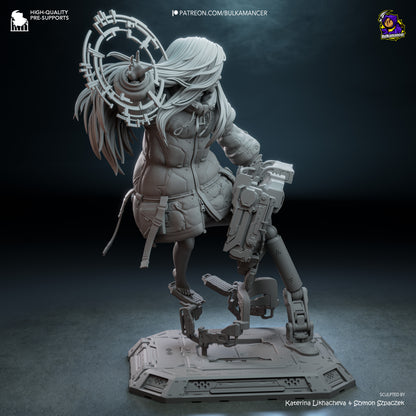 Ingeniero de escuadrón aerotransportado | Figura de kit de resina para garaje | Bulkamancer Sculpts