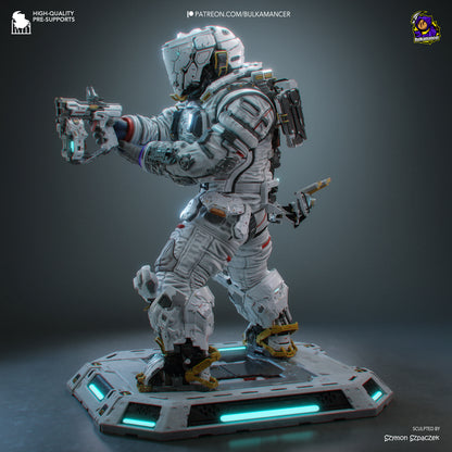 Lunar Engineer | Resin Garage Kit Figure | Bulkamancer Sculpts