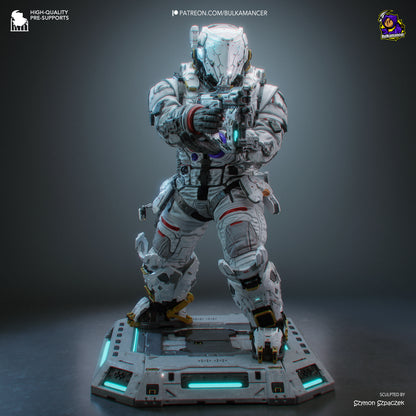 Lunar Engineer | Resin Garage Kit Figure | Bulkamancer Sculpts