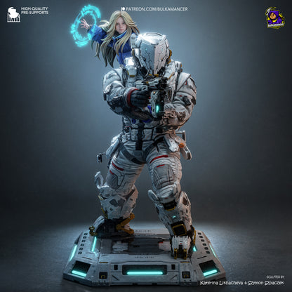 Lunar Family | Resin Garage Kit Figure | Bulkamancer Sculpts