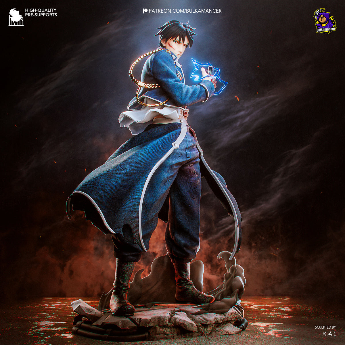Lust for Arson | Resin Garage Kit Figure | Bulkamancer Sculpts