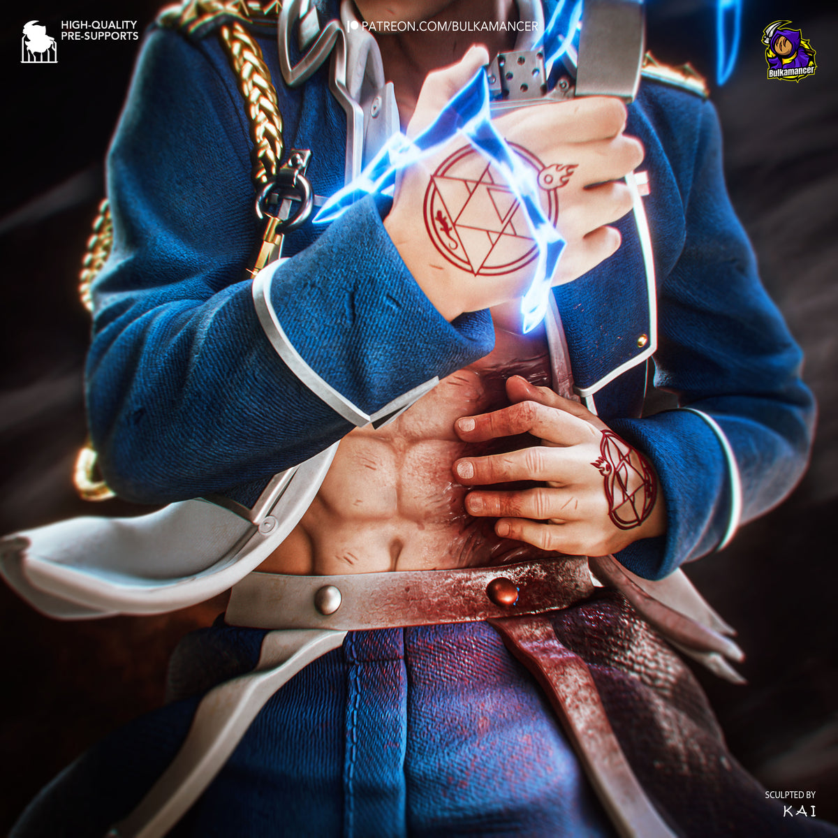 Lust for Arson | Resin Garage Kit Figure | Bulkamancer Sculpts