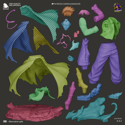 Lust for Arson | Resin Garage Kit Figure | Bulkamancer Sculpts