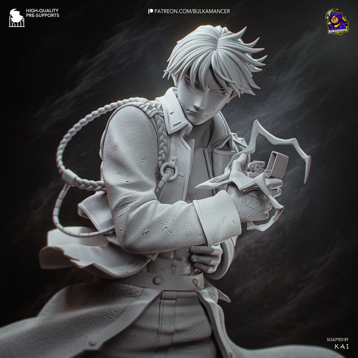 Lust for Arson | Resin Garage Kit Figure | Bulkamancer Sculpts
