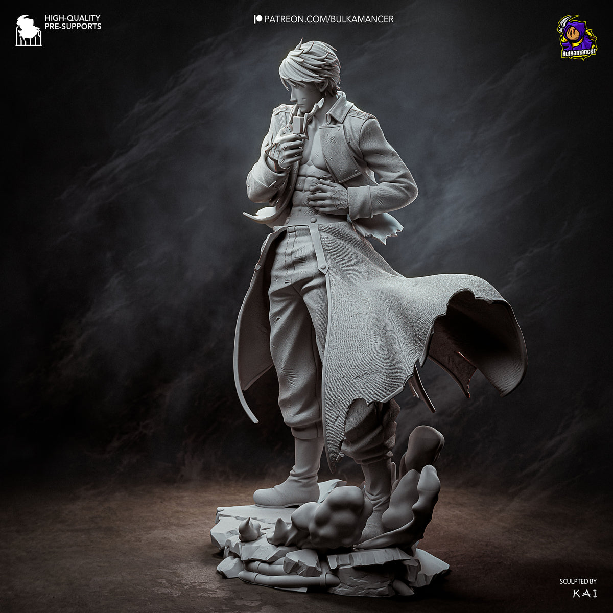 Lust for Arson | Resin Garage Kit Figure | Bulkamancer Sculpts