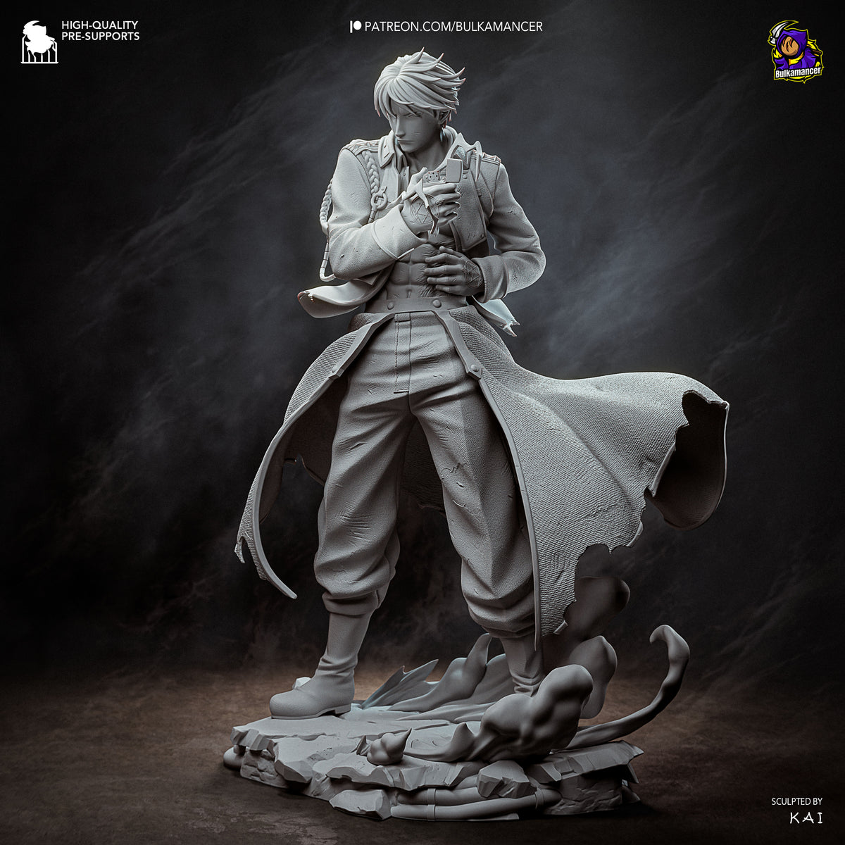 Lust for Arson | Resin Garage Kit Figure | Bulkamancer Sculpts