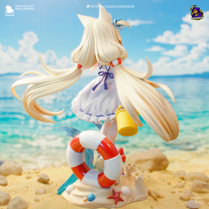 Mackerel Girl | Resin Garage Kit Figure | Bulkamancer Sculpts