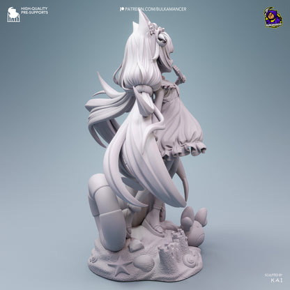 Mackerel Girl | Resin Garage Kit Figure | Bulkamancer Sculpts