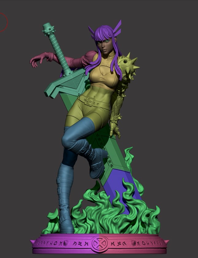 1:12 Mystic Limbo Fighter | 3D Printed Resin Garage Kit Figure | CA 3D Studios