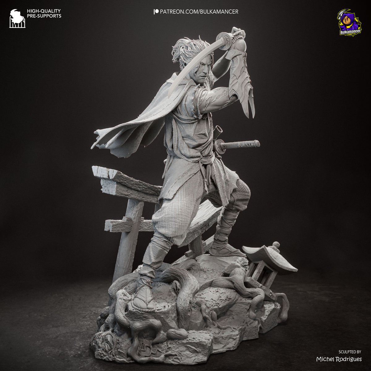 Ingeniero de escuadrón aerotransportado | Figura de kit de resina para garaje | Bulkamancer Sculpts