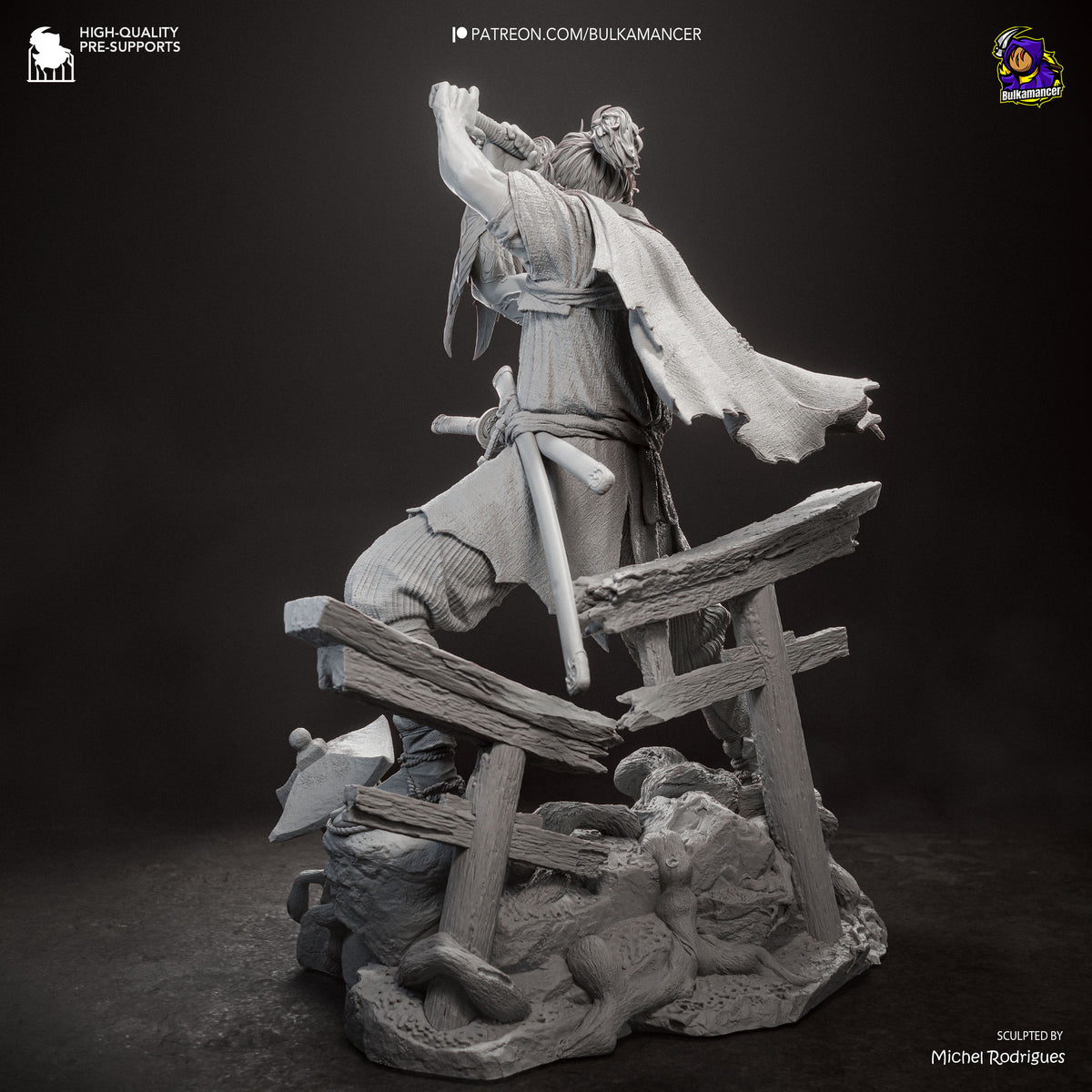 Ingeniero de escuadrón aerotransportado | Figura de kit de resina para garaje | Bulkamancer Sculpts