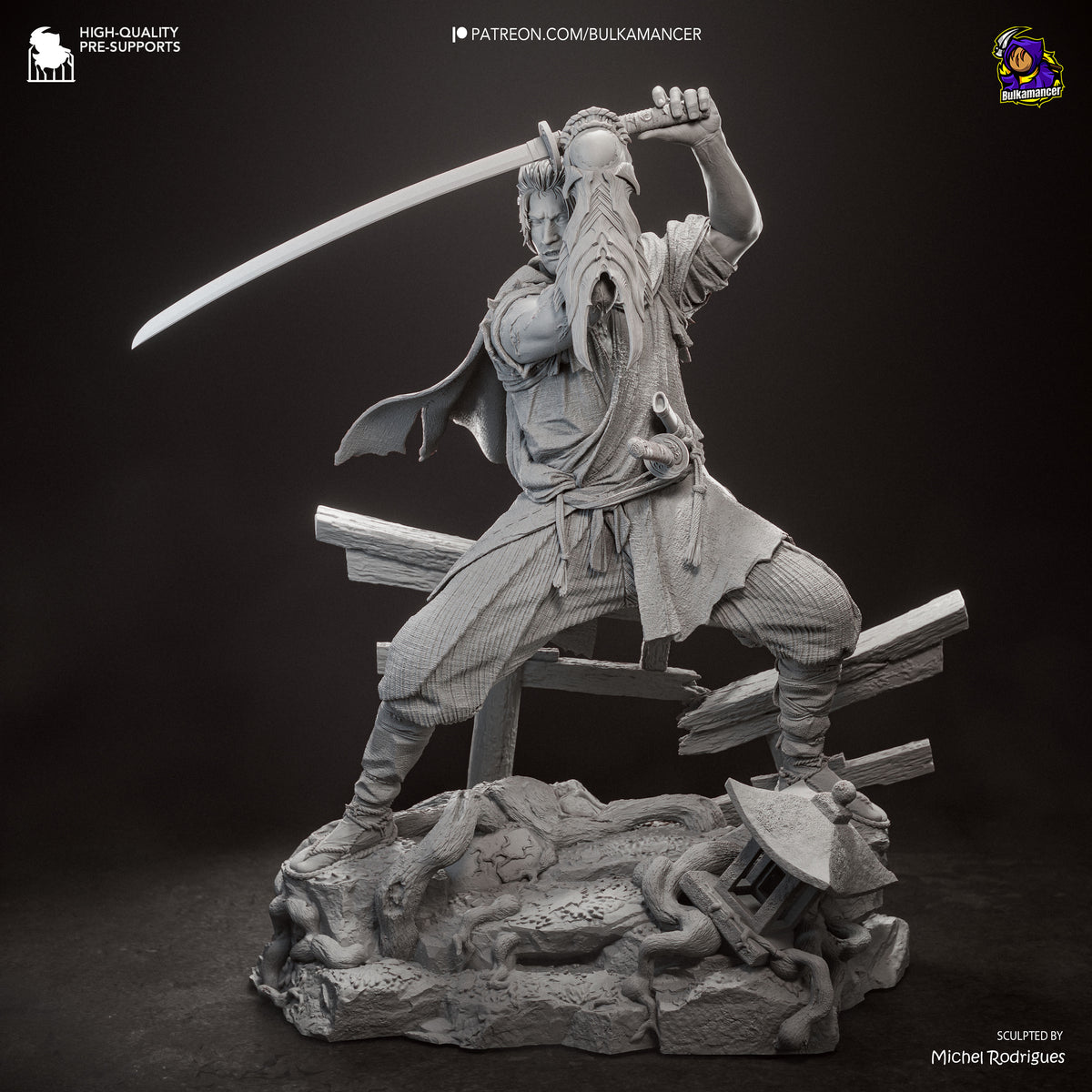 Ingeniero de escuadrón aerotransportado | Figura de kit de resina para garaje | Bulkamancer Sculpts