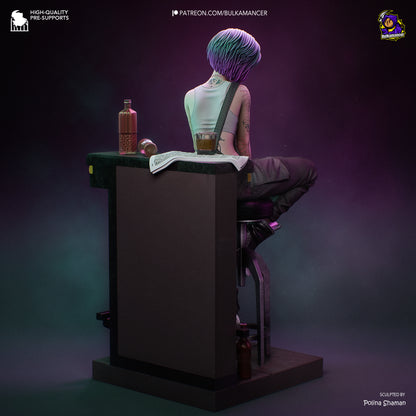 Mindtrip Techie | Resin Garage Kit Figure | Bulkamancer Sculpts - Tattles Told 3D