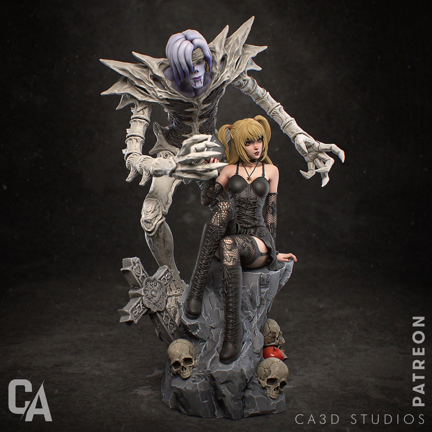 1:12 Idol and Shinigami | 3D Printed Resin Garage Kit Figure | CA 3D Studios