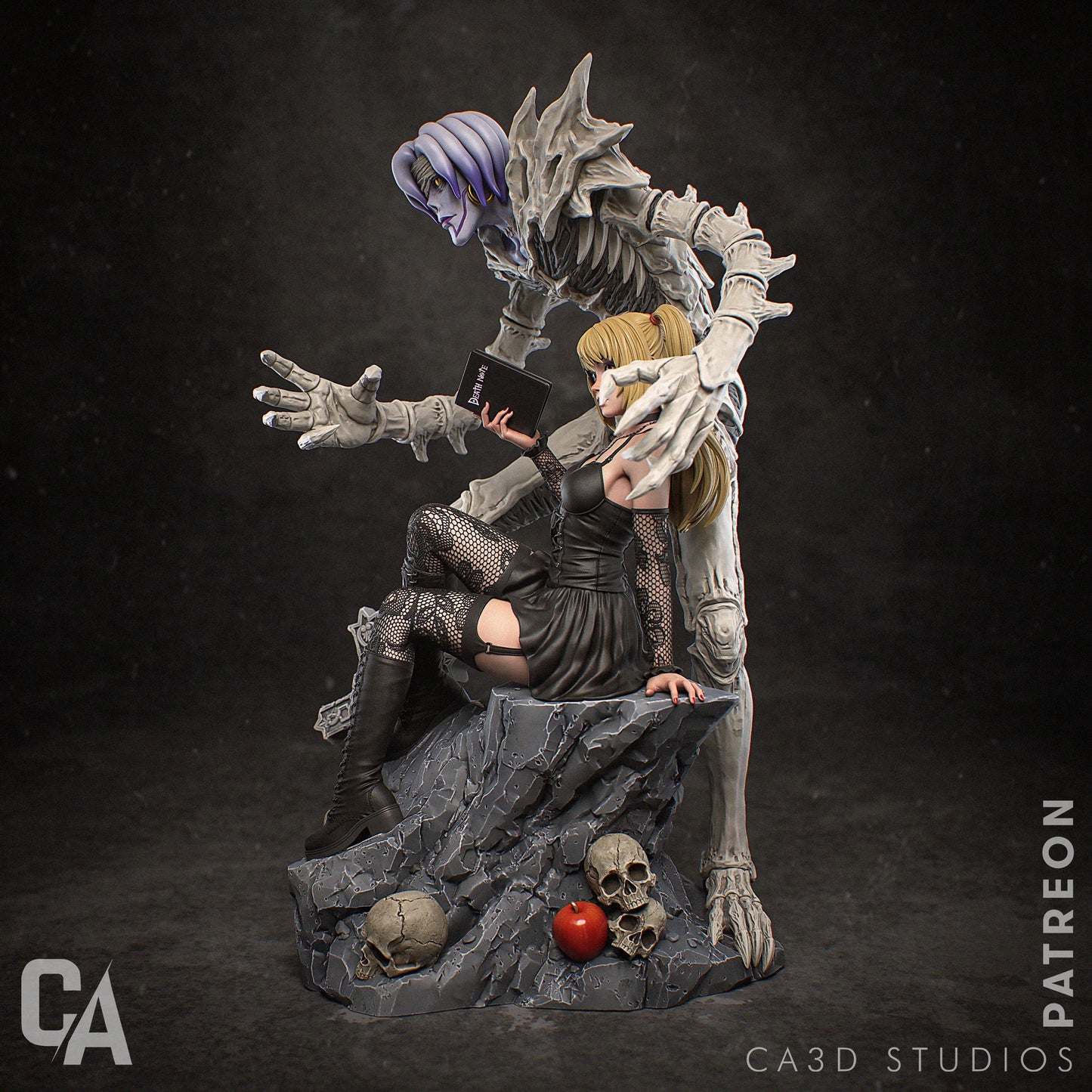 1:12 Idol and Shinigami | 3D Printed Resin Garage Kit Figure | CA 3D Studios