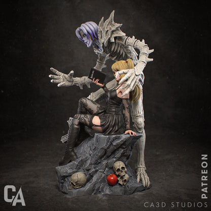 1:12 Idol and Shinigami | 3D Printed Resin Garage Kit Figure | CA 3D Studios