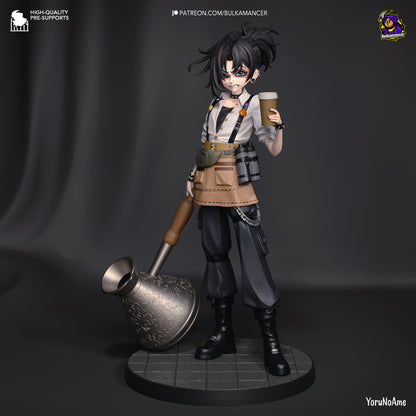Mokka | Resin Garage Kit Figure Game Fan Art | Bulkamancer Sculpts