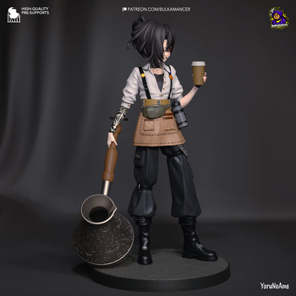 Mokka | Resin Garage Kit Figure Game Fan Art | Bulkamancer Sculpts