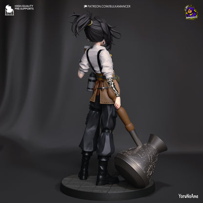 Mokka | Resin Garage Kit Figure Game Fan Art | Bulkamancer Sculpts