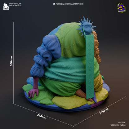 Mon Ami | Resin Garage Kit Figure Game Fan Art | Bulkamancer Sculpts
