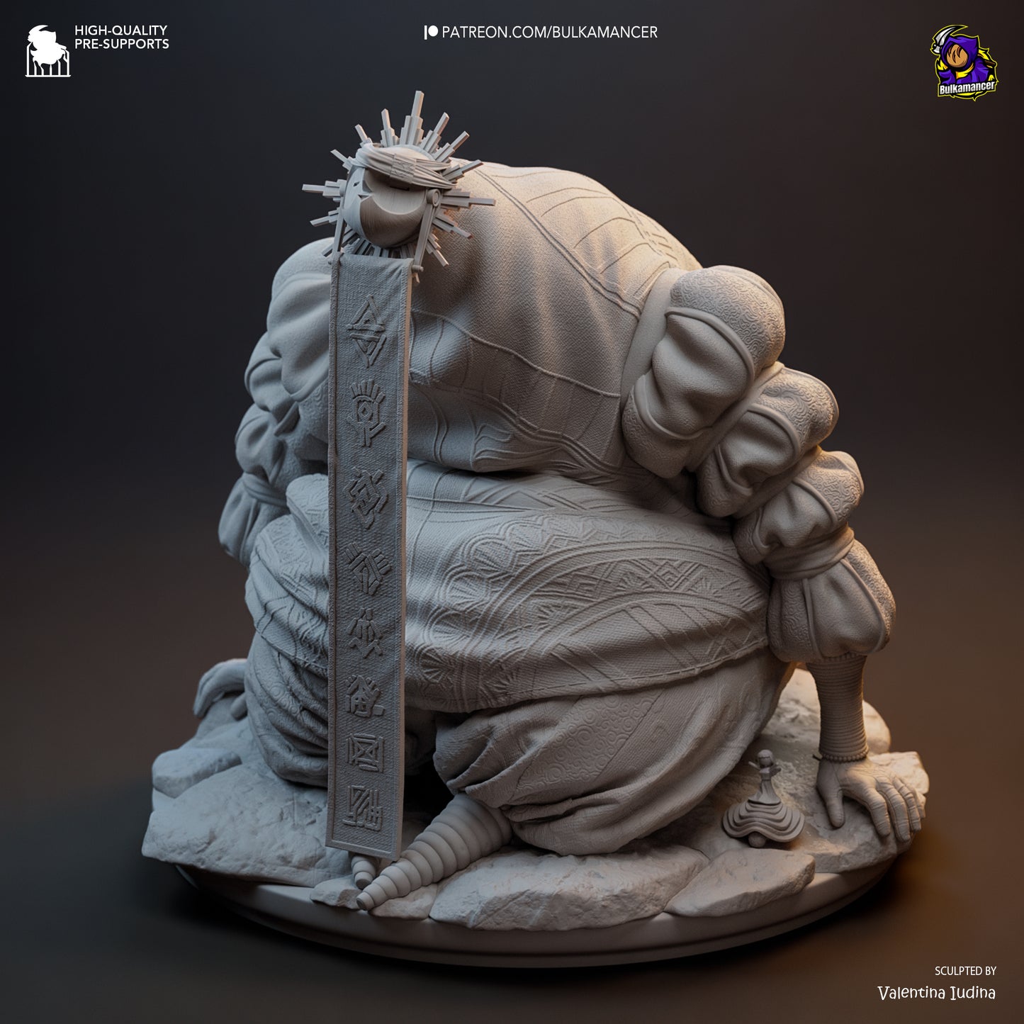 Mon Ami | Resin Garage Kit Figure Game Fan Art | Bulkamancer Sculpts