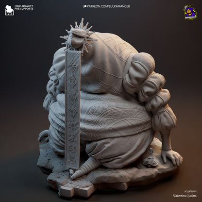 Mon Ami | Resin Garage Kit Figure Game Fan Art | Bulkamancer Sculpts