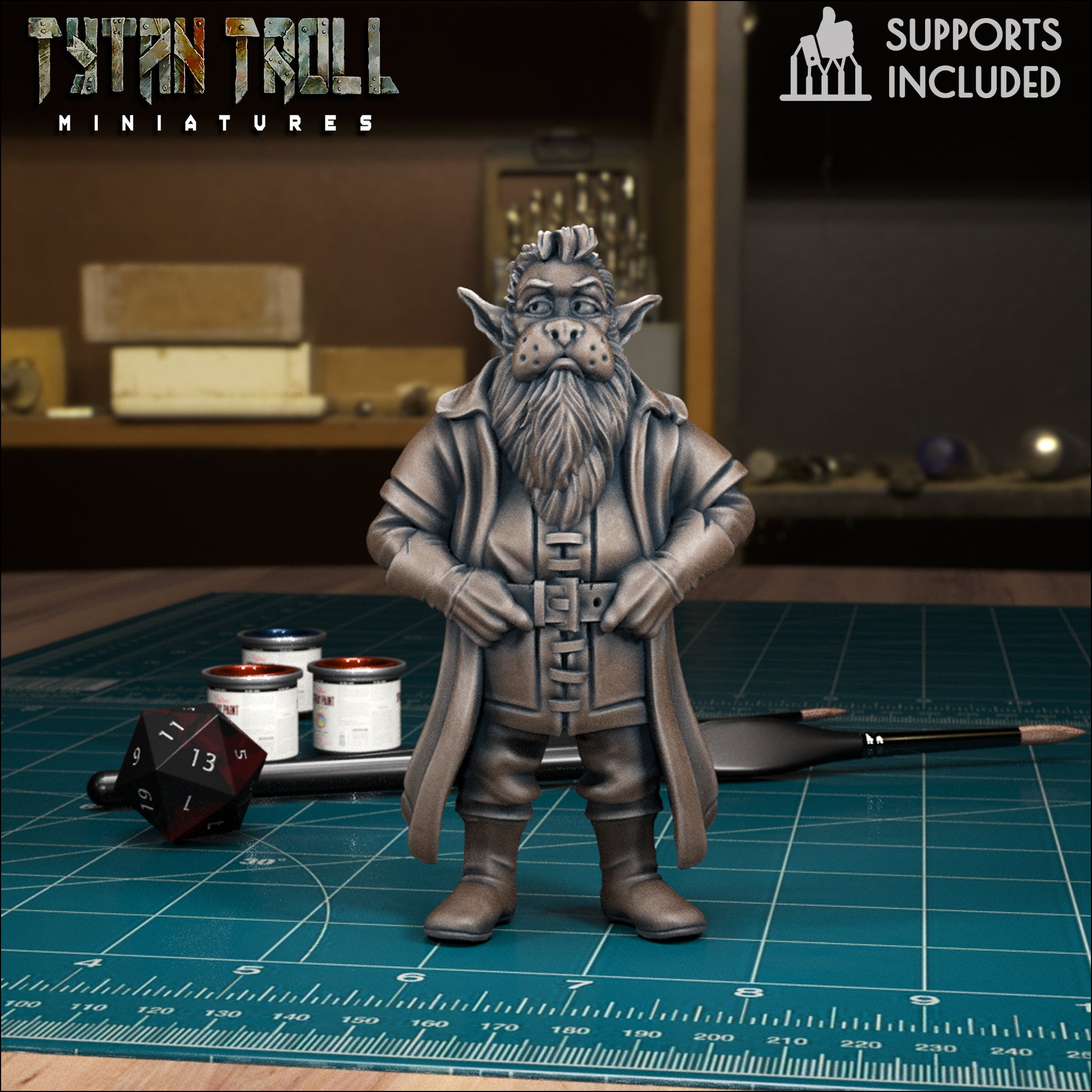 CoS Mongrelfolk, Human Animal Hybrids | D&D TTRPG Mini | TytanTroll Miniatures