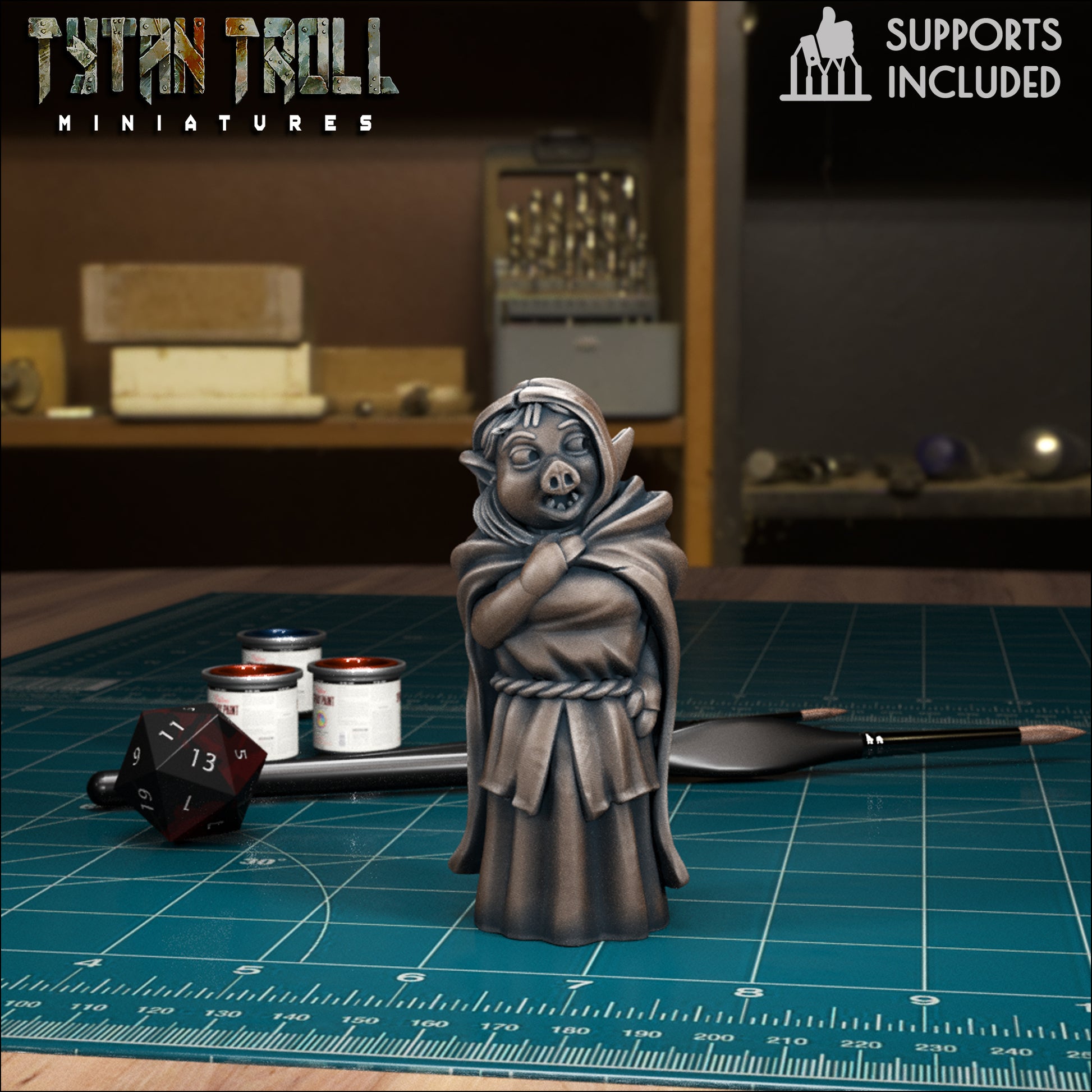 CoS Mongrelfolk, Human Animal Hybrids | D&D TTRPG Mini | TytanTroll Miniatures