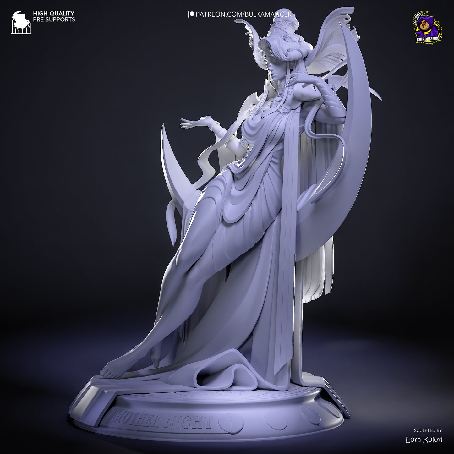 Mother Night | Resin Garage Kit Figure | Bulkamancer Sculpts