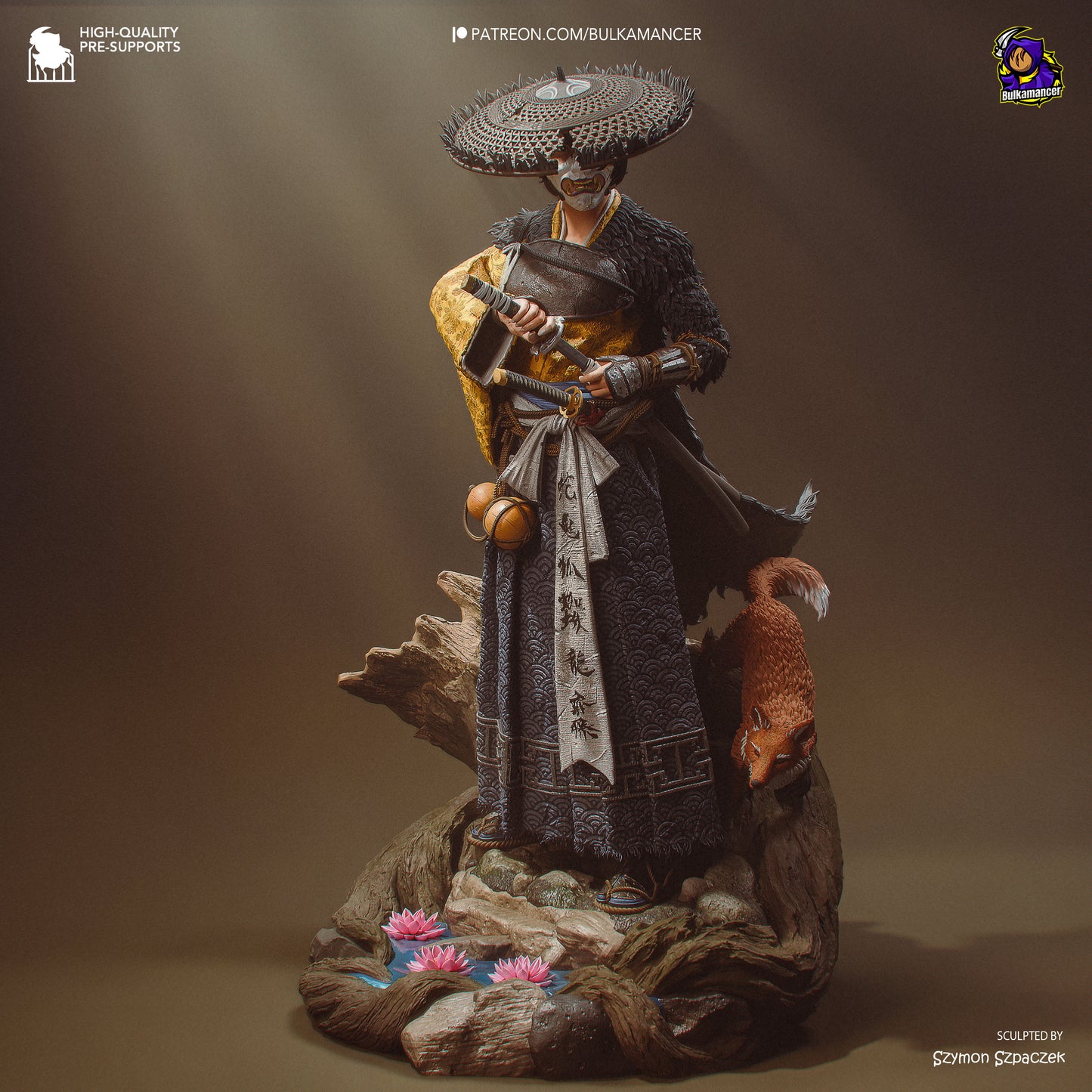 Northern Onryo | Resin Garage Kit Figure Game Fan Art | Bulkamancer Sculpts