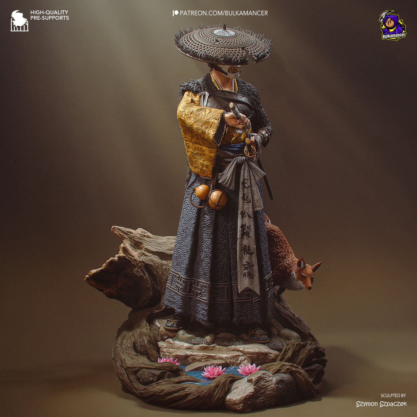 Northern Onryo | Resin Garage Kit Figure Game Fan Art | Bulkamancer Sculpts